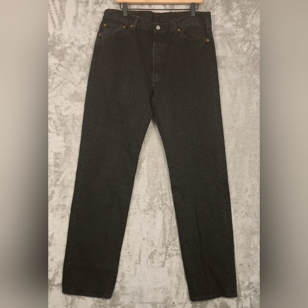 NWOT Denim Tears + Levi 501 DT Black Straight Leg Jeans Mens 34x34 Button Fly